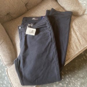 Faherty Stretch Terry 5 Pocket Washed Black